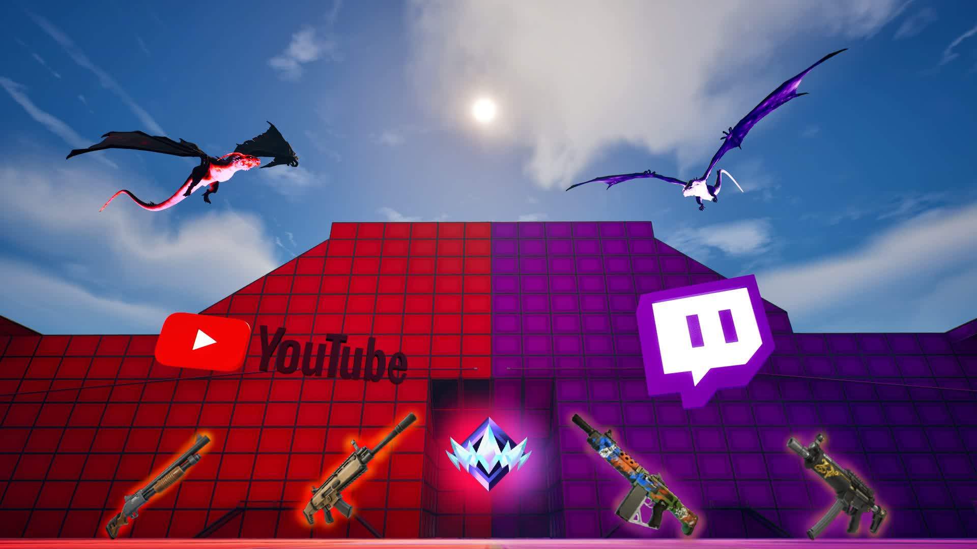 Mega Ranked  Team Youtube VS Team Twitch