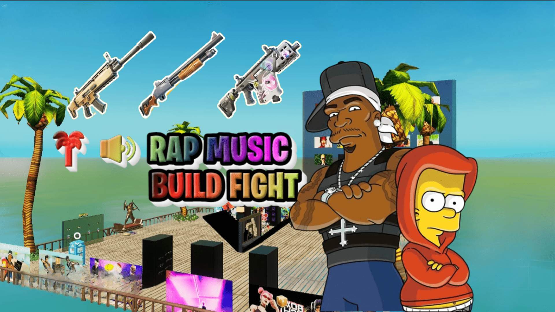 🌴🎵 CH.5 1v1 BUILDFIGHT RAP MUSIC 🎵 🌴