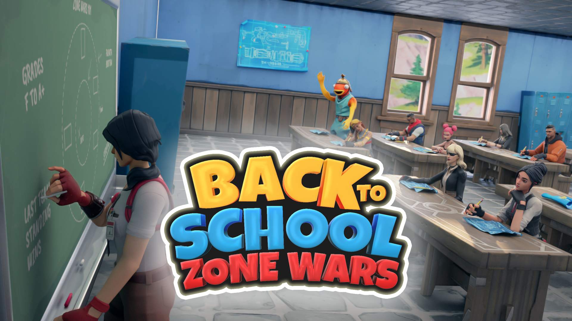 🏫 BACK TO SCHOOL Zone Wars - Trios 🌀