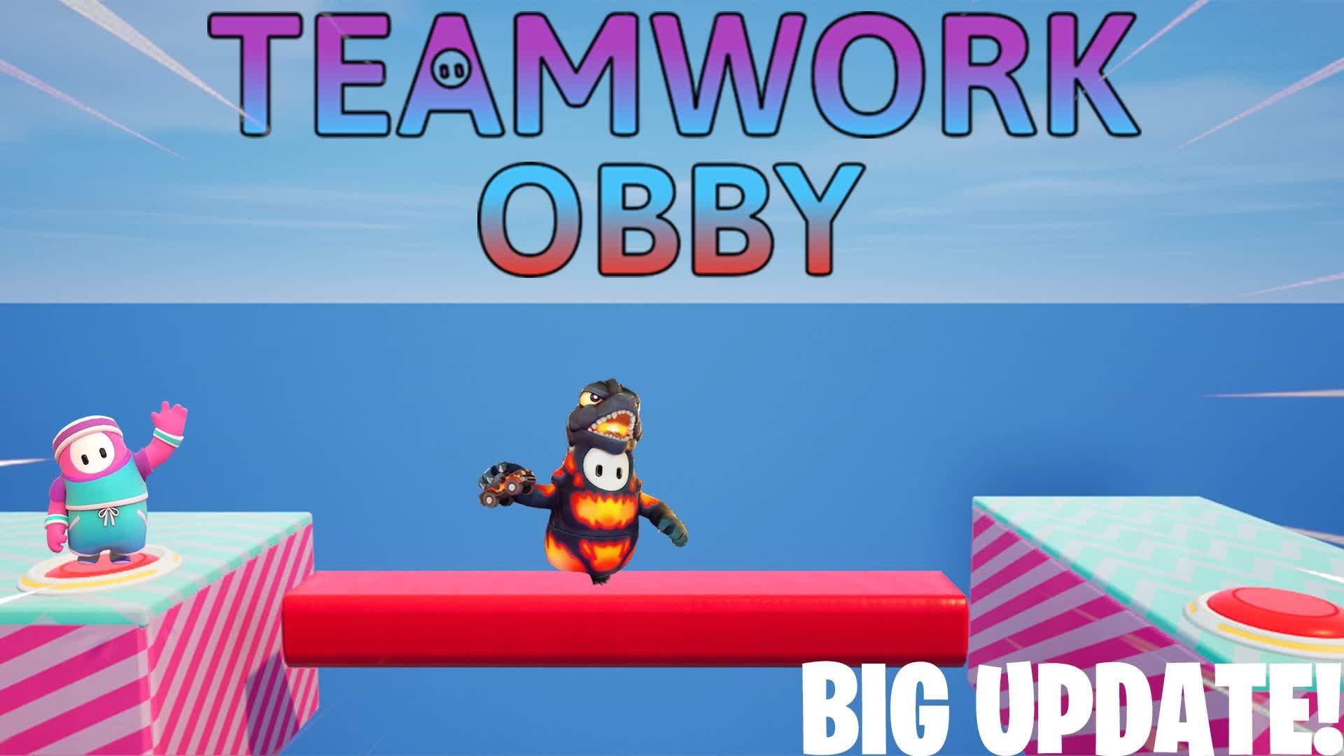 🏆TEAMWORK OBBY - FALL GUYS (TBFL)🌍
