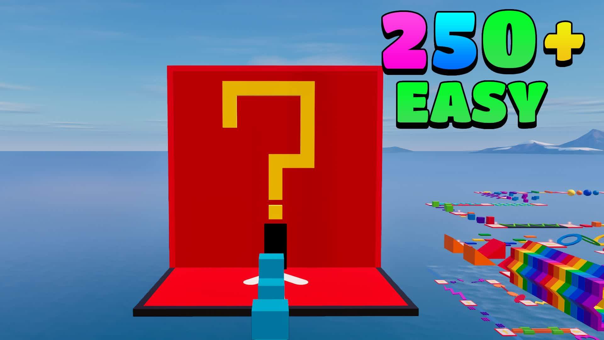 ✨🌈 EASY PARKOUR OBBY 250 PEELY DEATHRUN