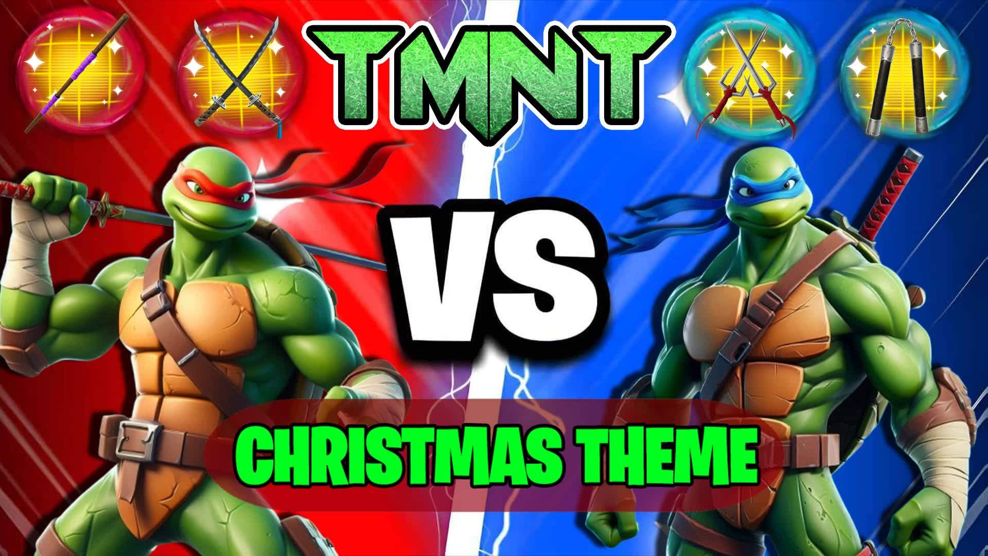 🔴 TMNT RED VS BLUE 🔵 ALL WEAPONS 🔫