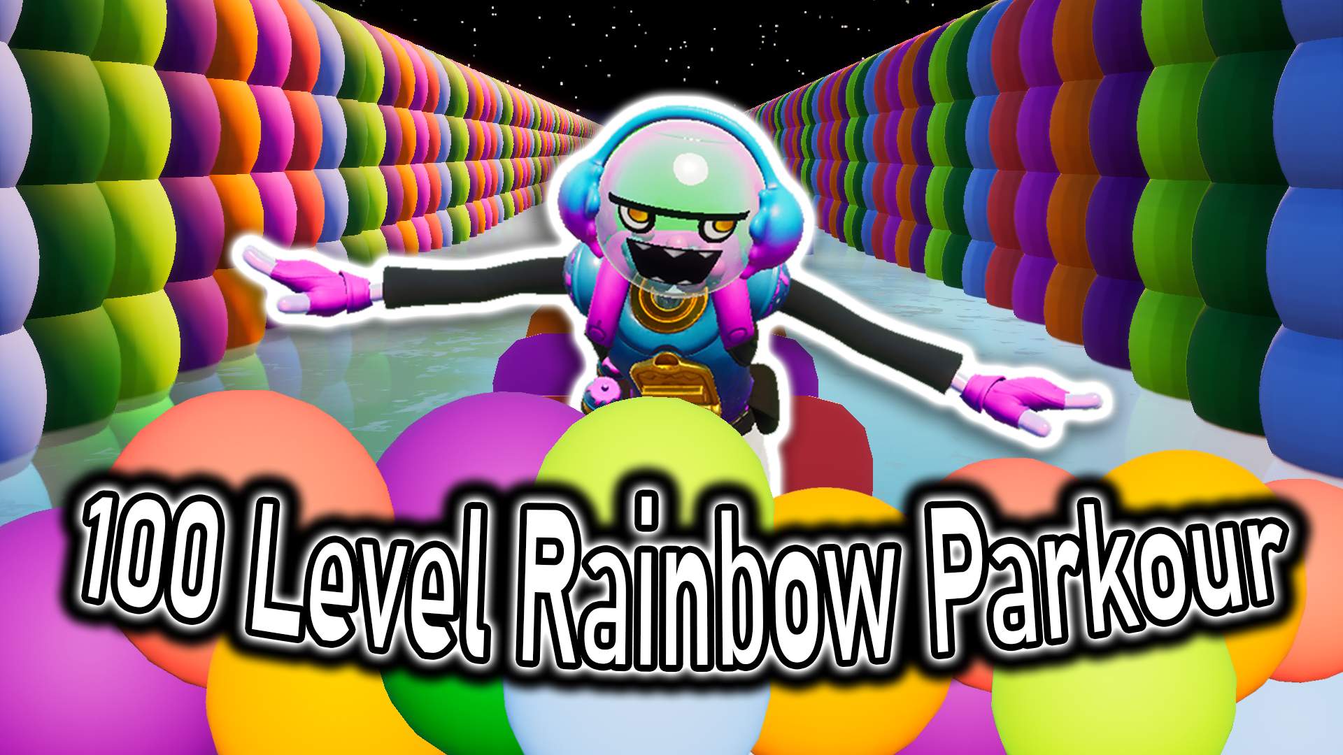 100 LEVEL RAINBOW PARKOUR