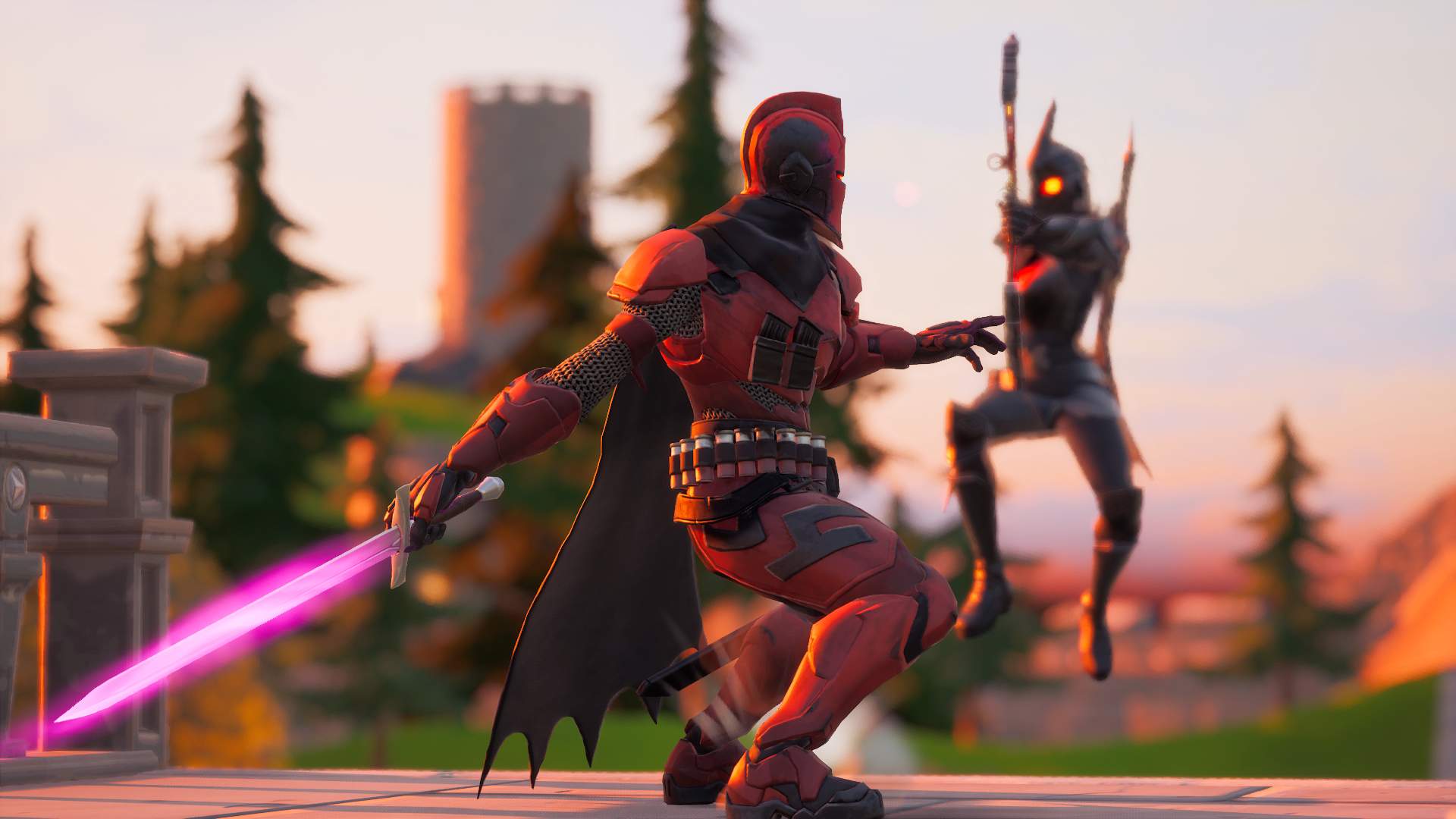 MEDIEVAL TILTED TOWERS ROYALE