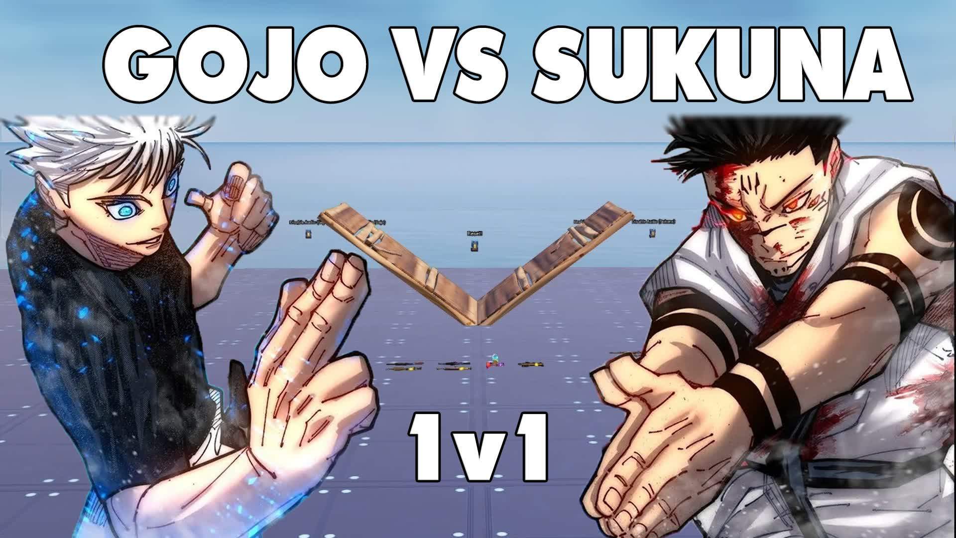1v1 GOJO VS SUKUNA🔵🔴