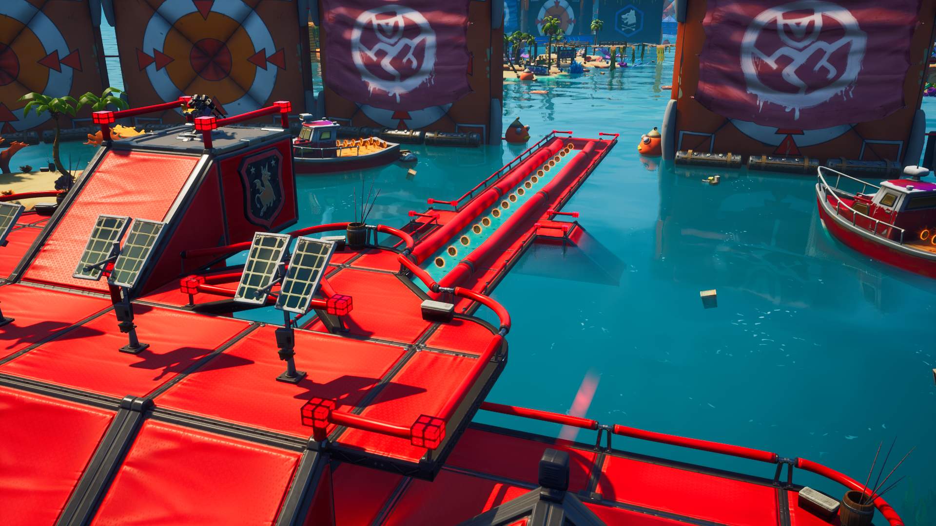 🔴RED VS BLUE🔵SLIP 'N' SLIDE!🏄🌊