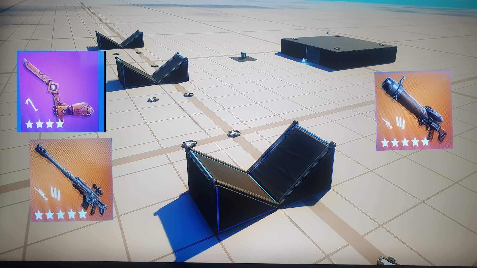 1 vs 1 clear map (new weapons)