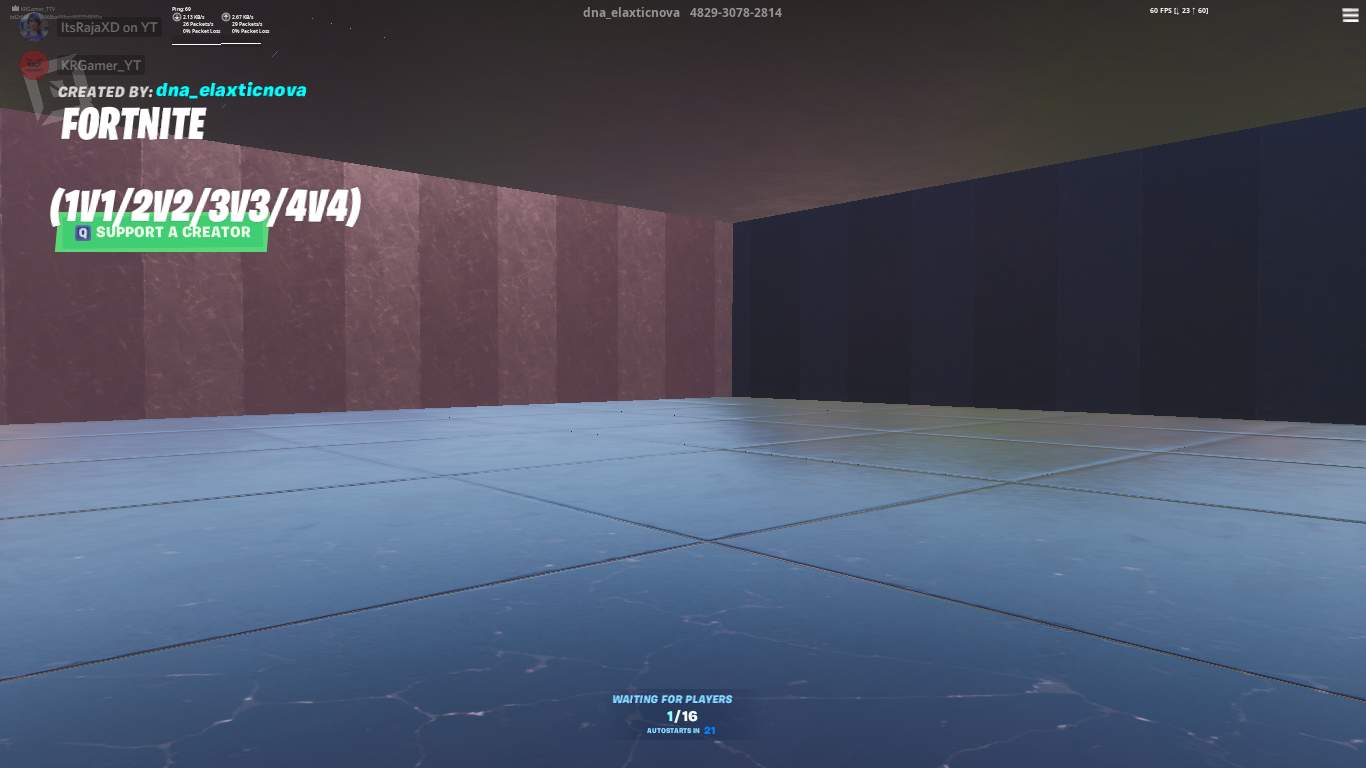 FORTNITE (1V1/2V2/3V3/4V4)