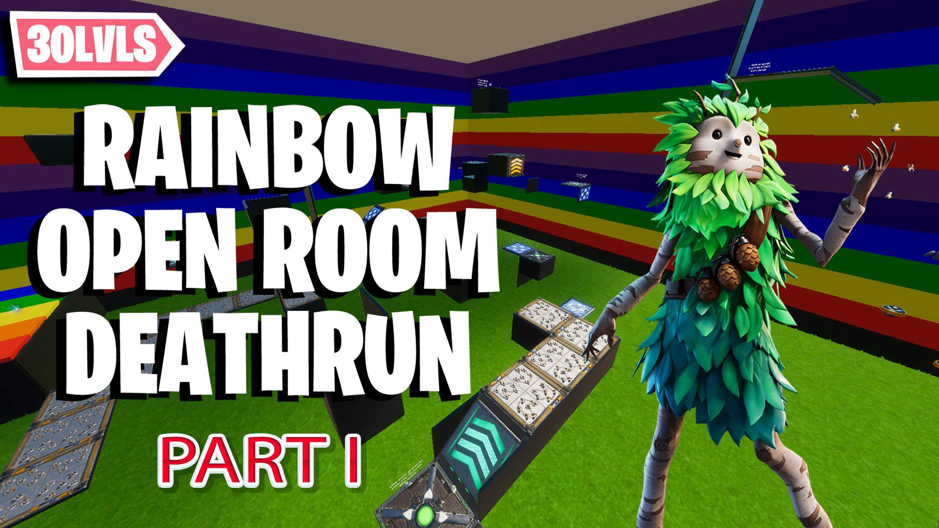 30 LEVEL RAINBOW OPEN ROOM DEATHRUN