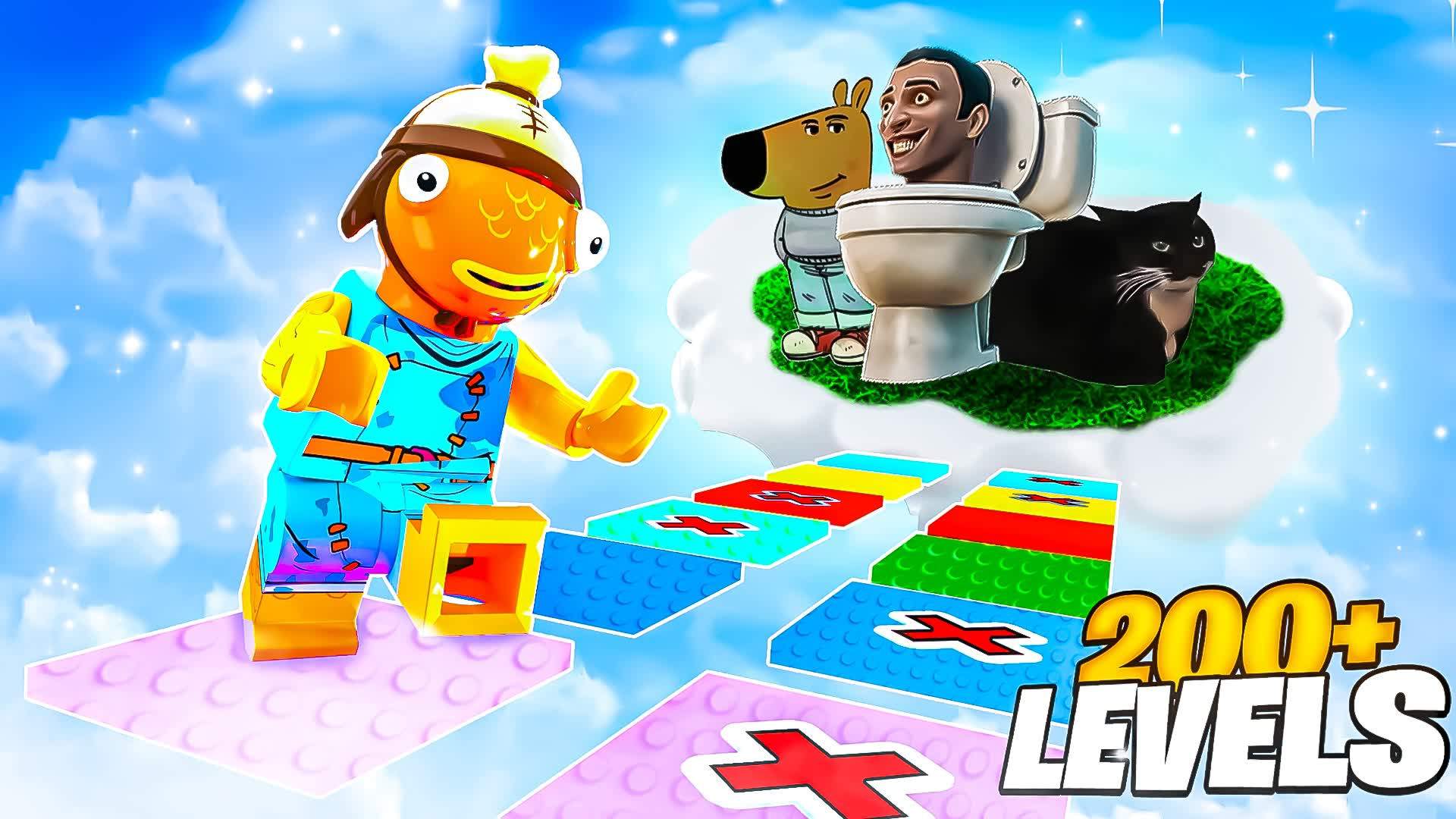 🌈MEME GLASS BRIDGE OBBY🌈