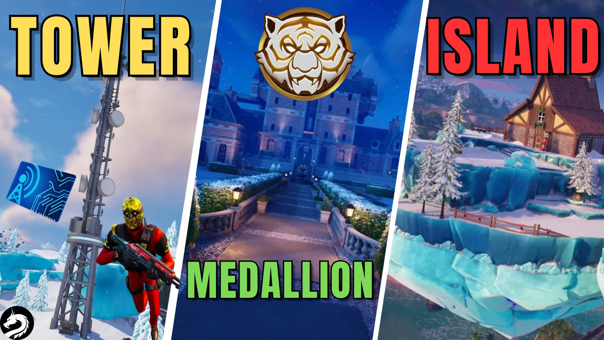 MEDALLION + TOWER + ISLAND