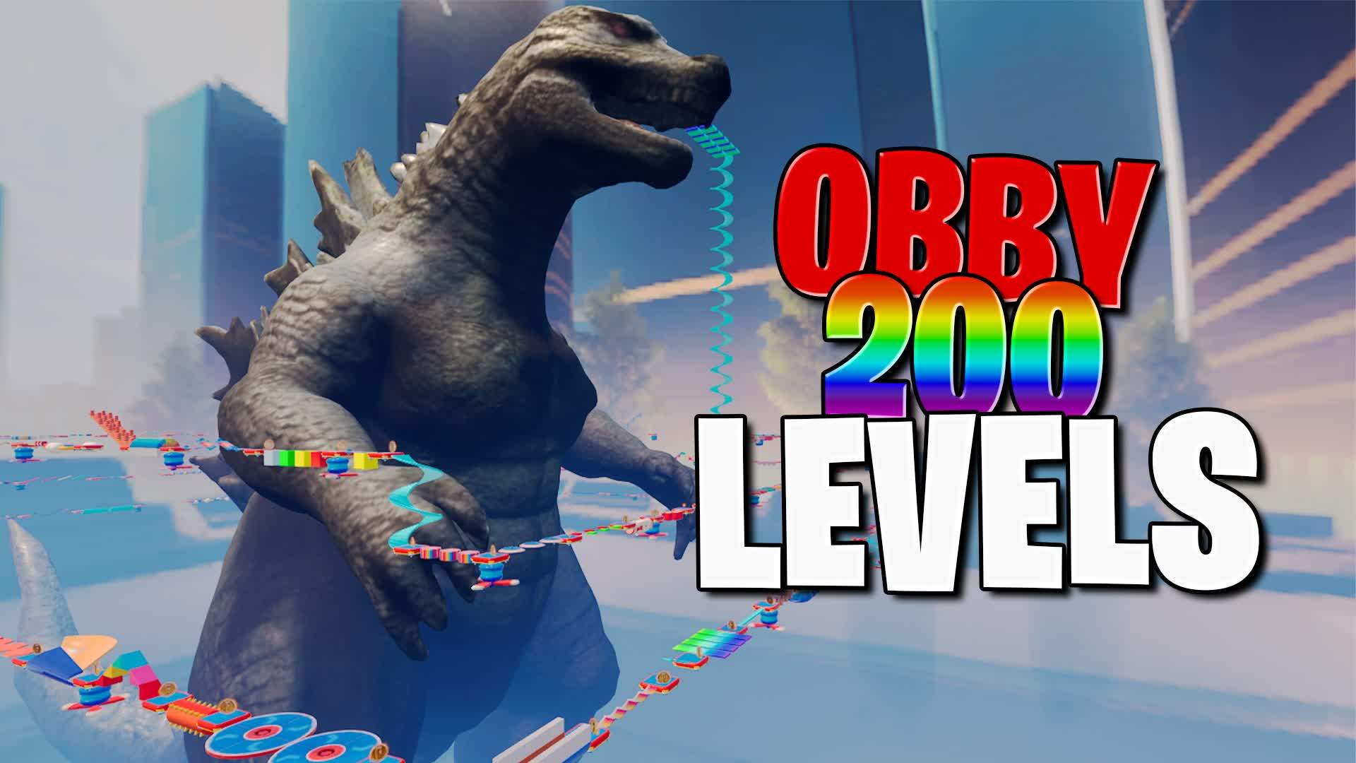 🌈 GODZILLA EASY OBBY PARKOUR🌈