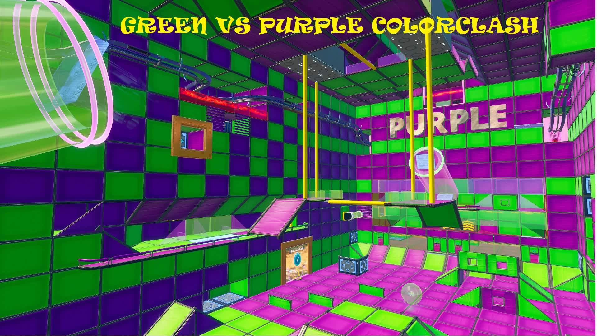 GREEN VS PURPLE COLORCLASH