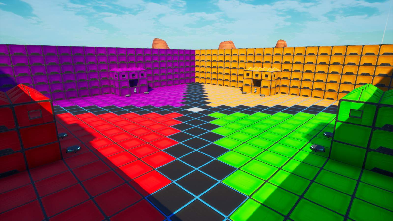 ADVANCED 4V4V4V4 ZONE WARS / ماب زون وور