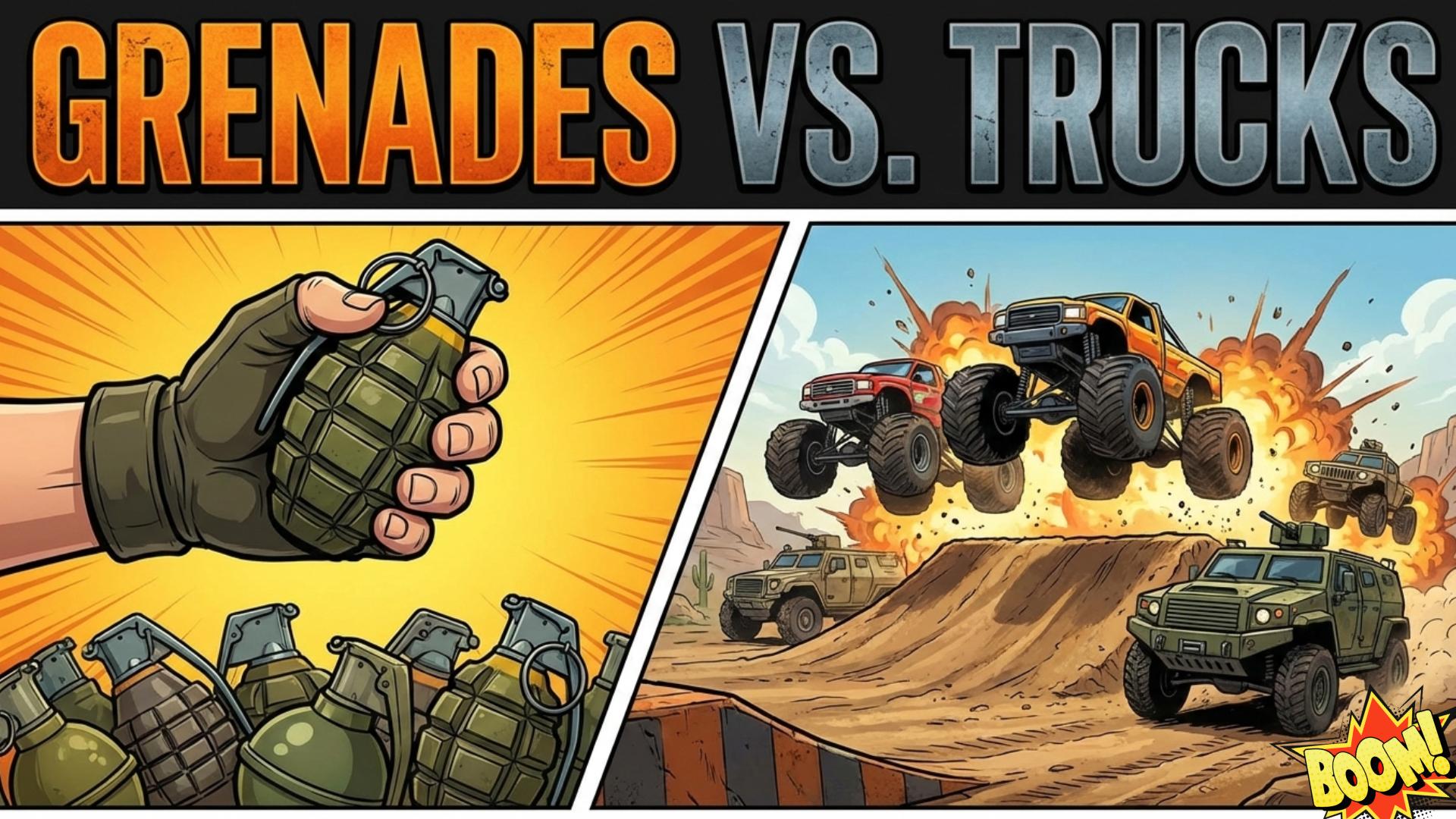Grenades VS Trucks