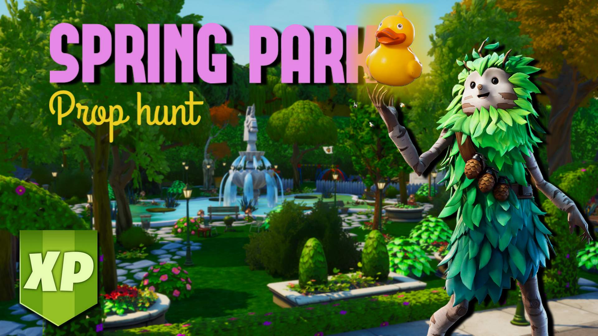🌼🌳SPRING PARK - PROP HUNT🌳🌼