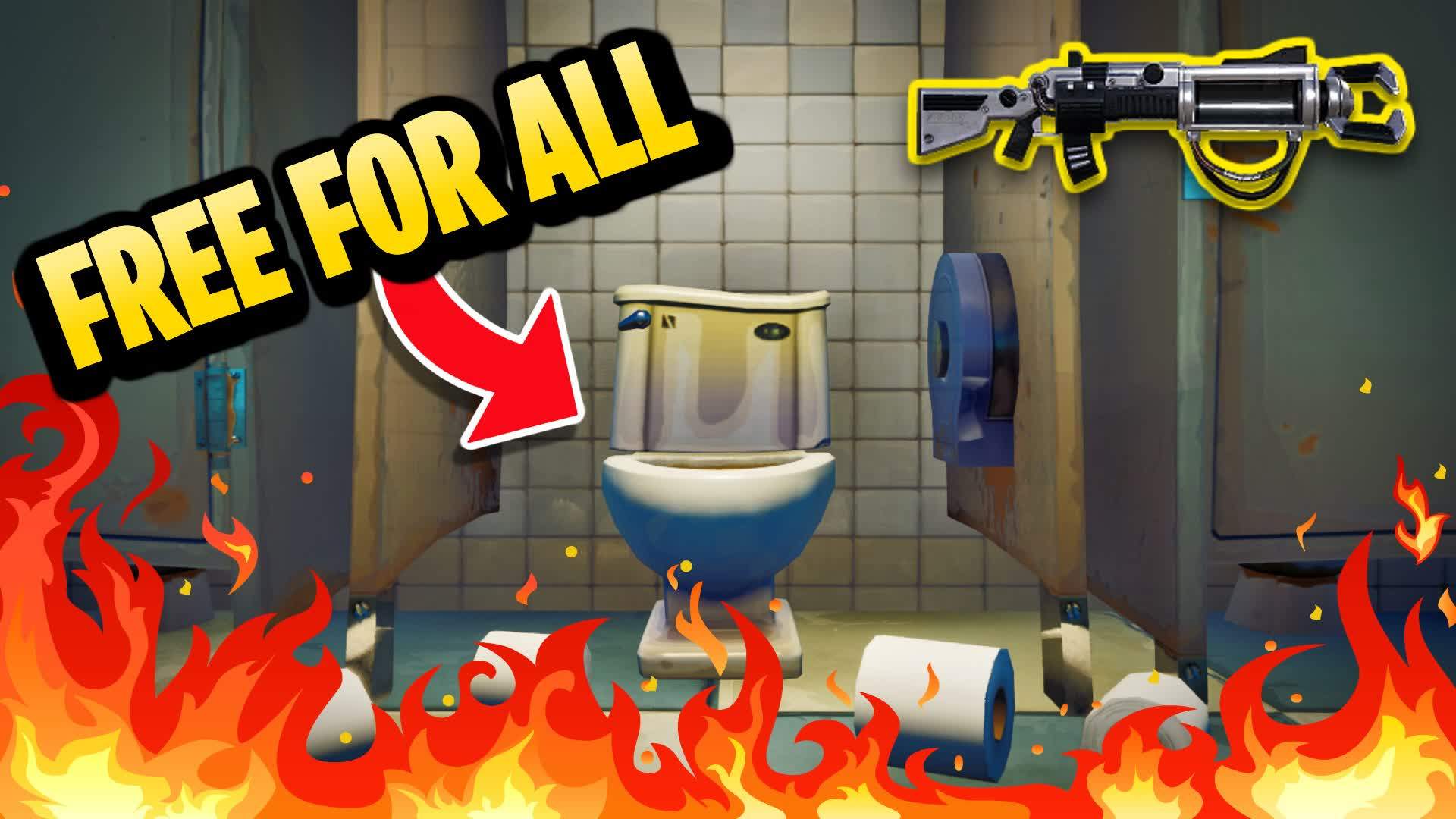 🚽BATHROOM - FFA🔫 LAVA🔥