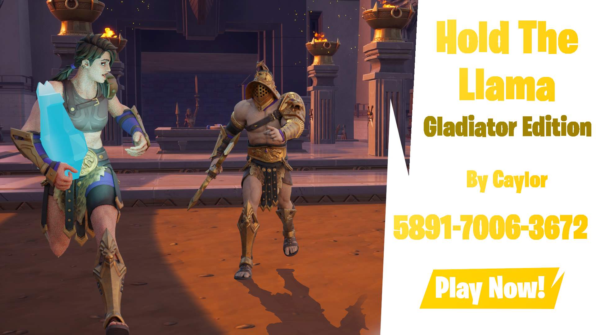 HOLD THE LLAMA (GLADIATOR EDITION)