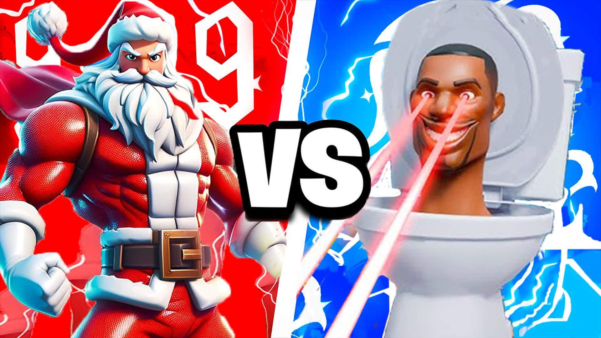 🎅SANTA vs SKIBIDI TOILET 🚽