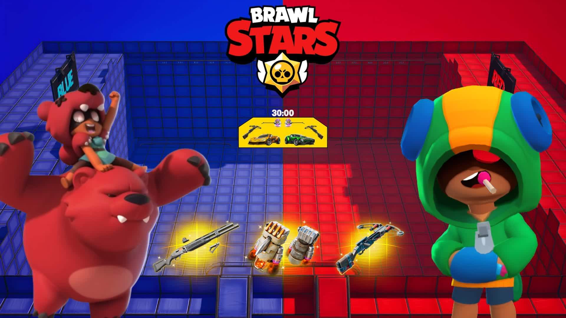 🔴MEGA RED VS BLUE🔵 GUN GAME ⭐BRAWL