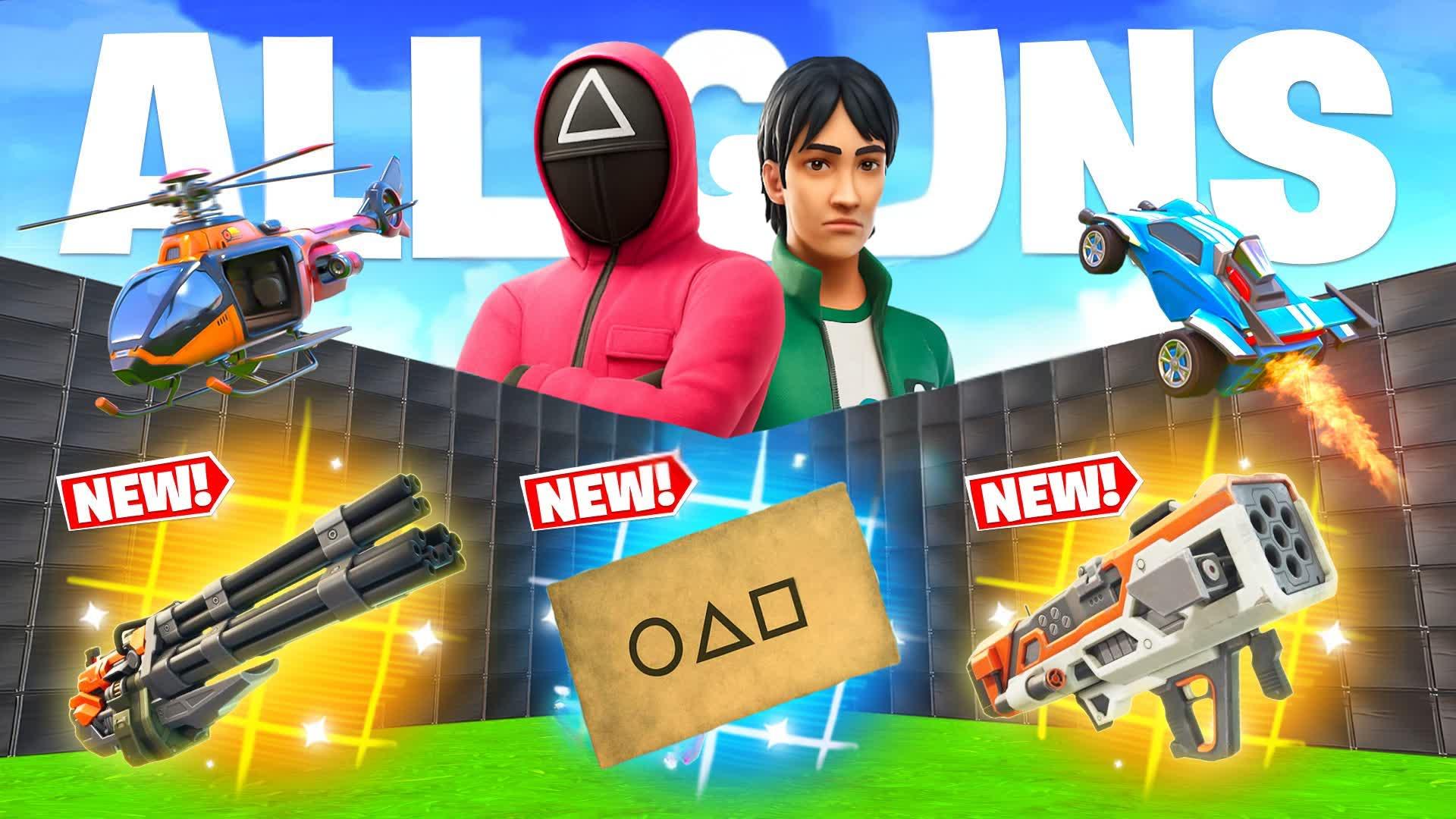 1v1 With Every Gun - Squid Games FFA