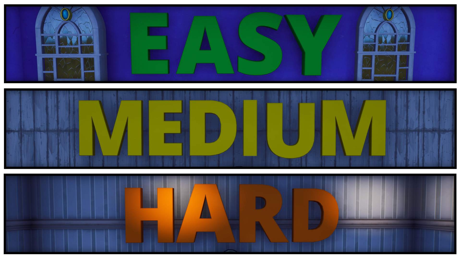 Five Difficulty Level Escape Room