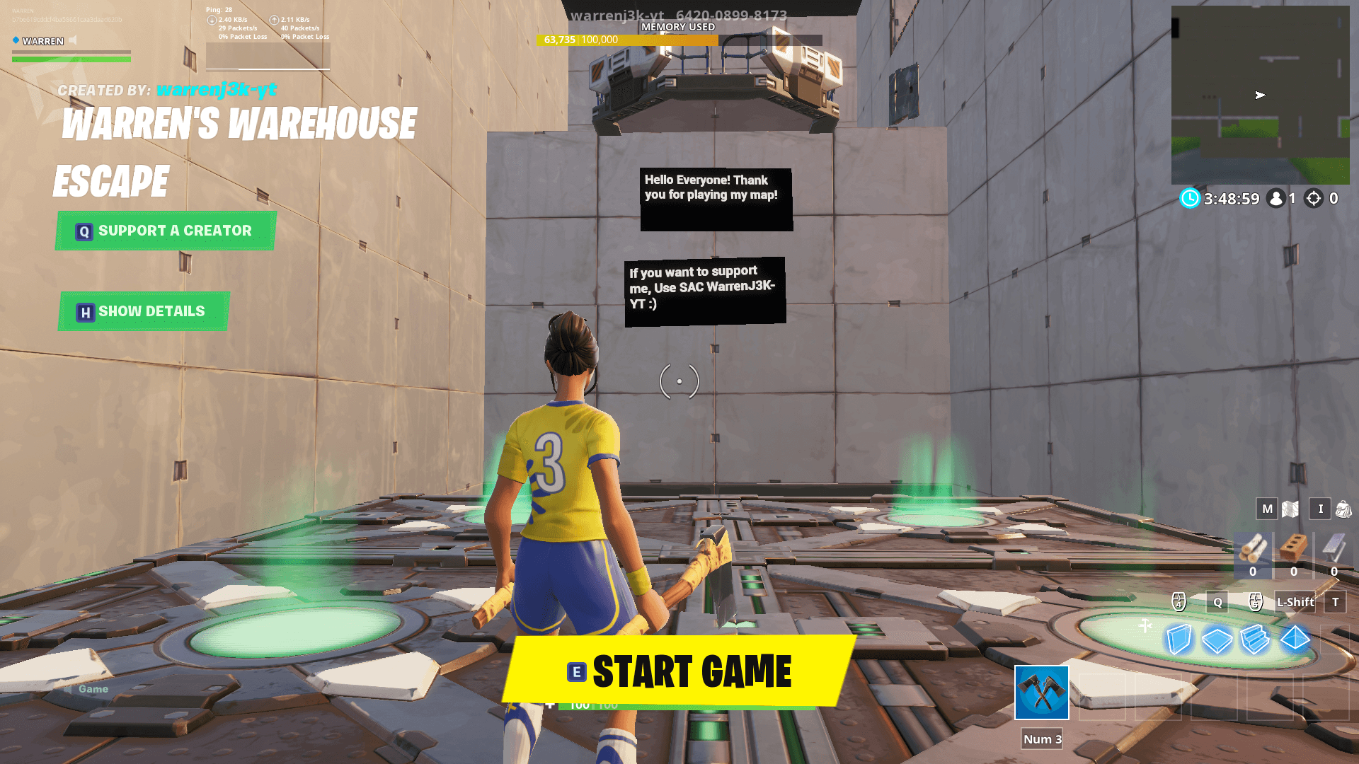 WARREN'S WAREHOUSE ESCAPE