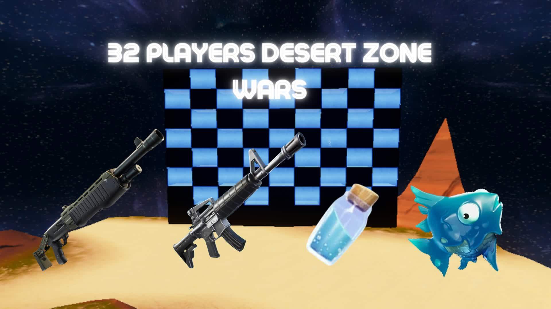 32 players desert zone wars