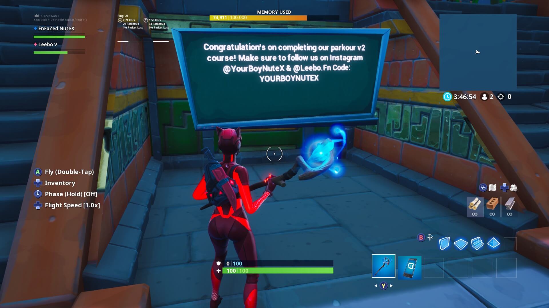 15 LEVEL PARKOURMAP CODE: YOURBOYNUTEX