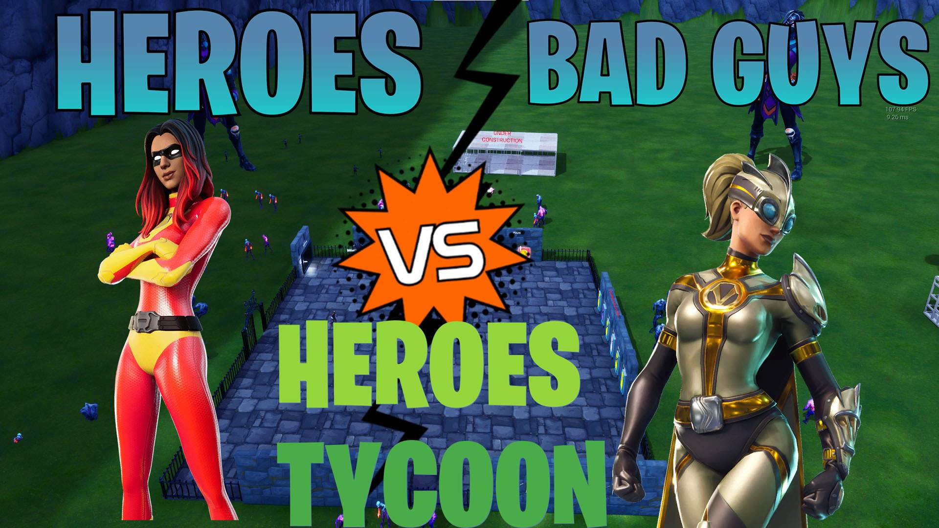 🦸‍♂️HEROES VS BAD GUYS TYCOON 🦹‍♂️