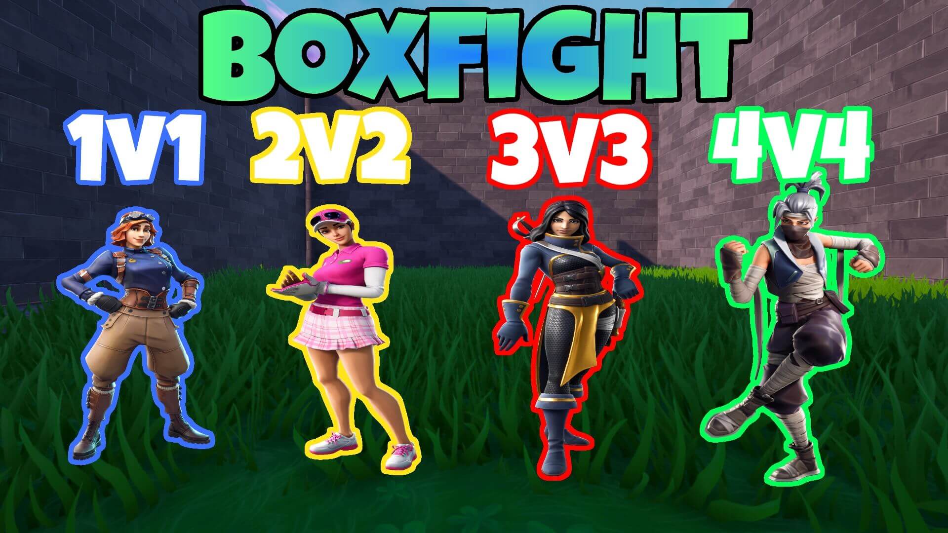 BOX FIGHT 1V1 2V2 3V3 4V4
