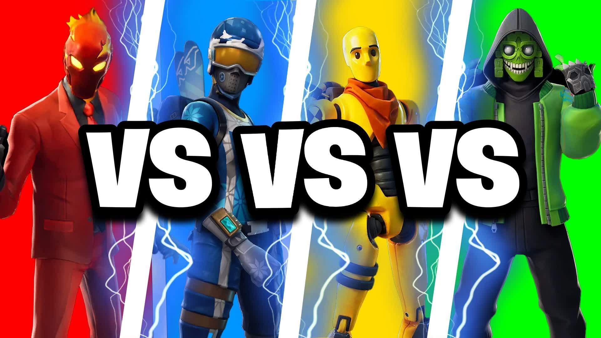 RED VS BLUE VS YELLOW VS GREEN