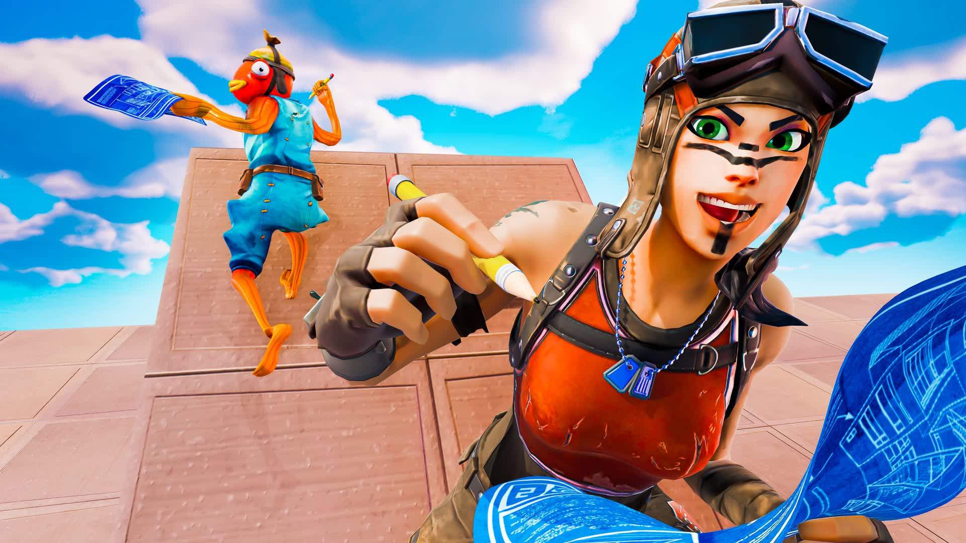 تحداني بالبناء 🎯 1V1 BUILD FIGHT RANKED