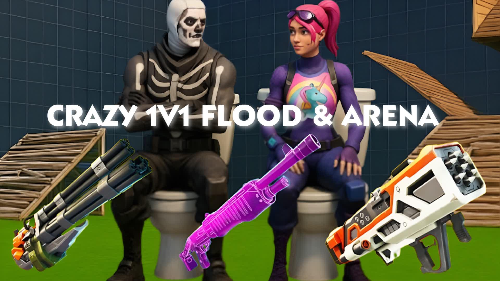 CRAZY 1V1 FLOOD ARENA