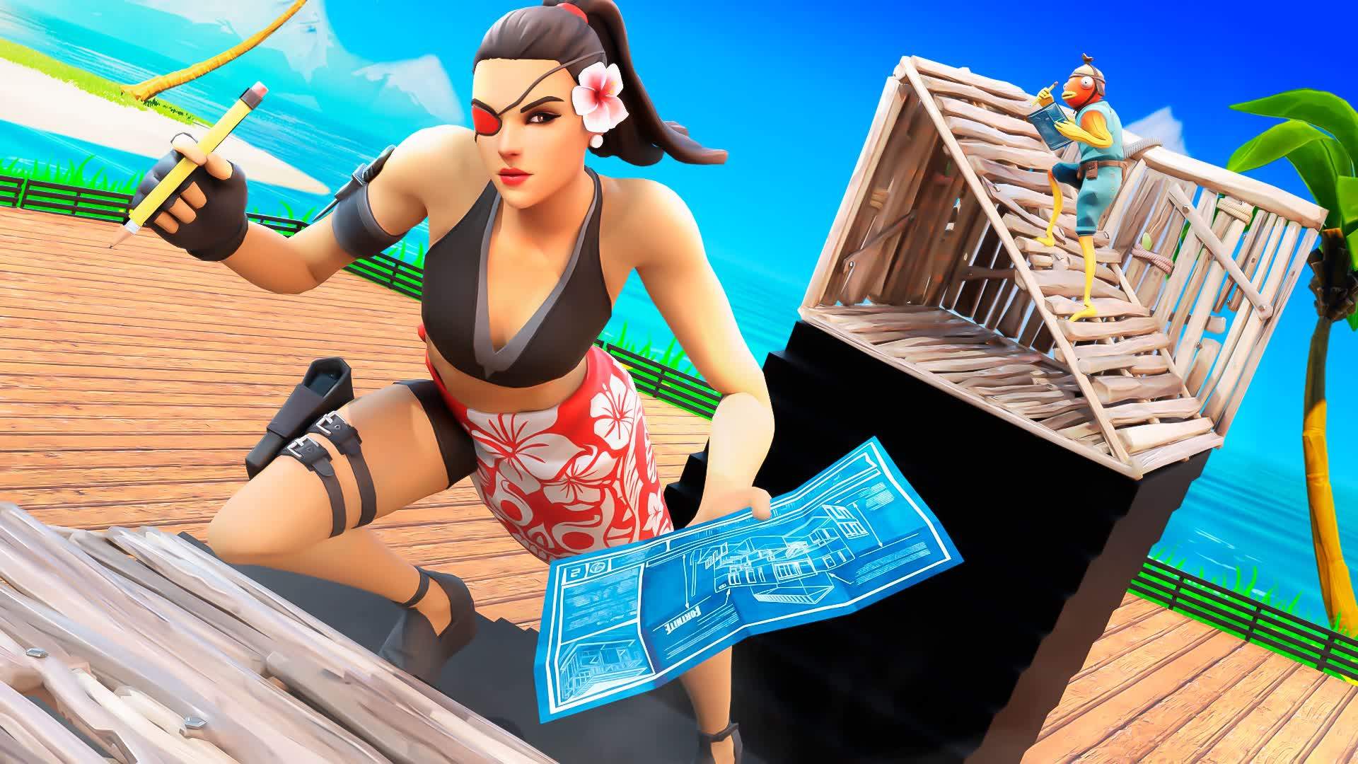 Simple 1v1 Build Fights! 🌴