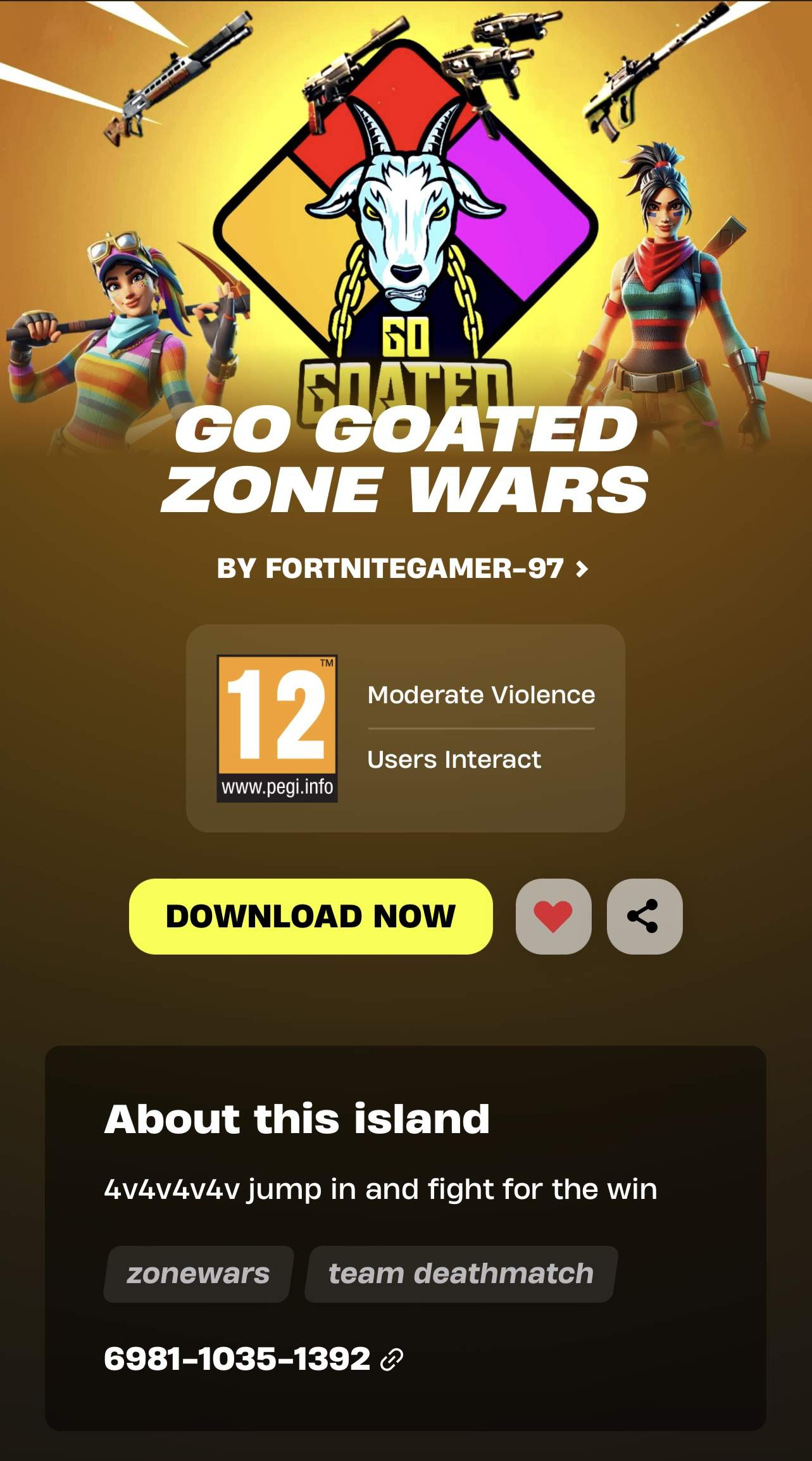 Go Goated Zone Wars