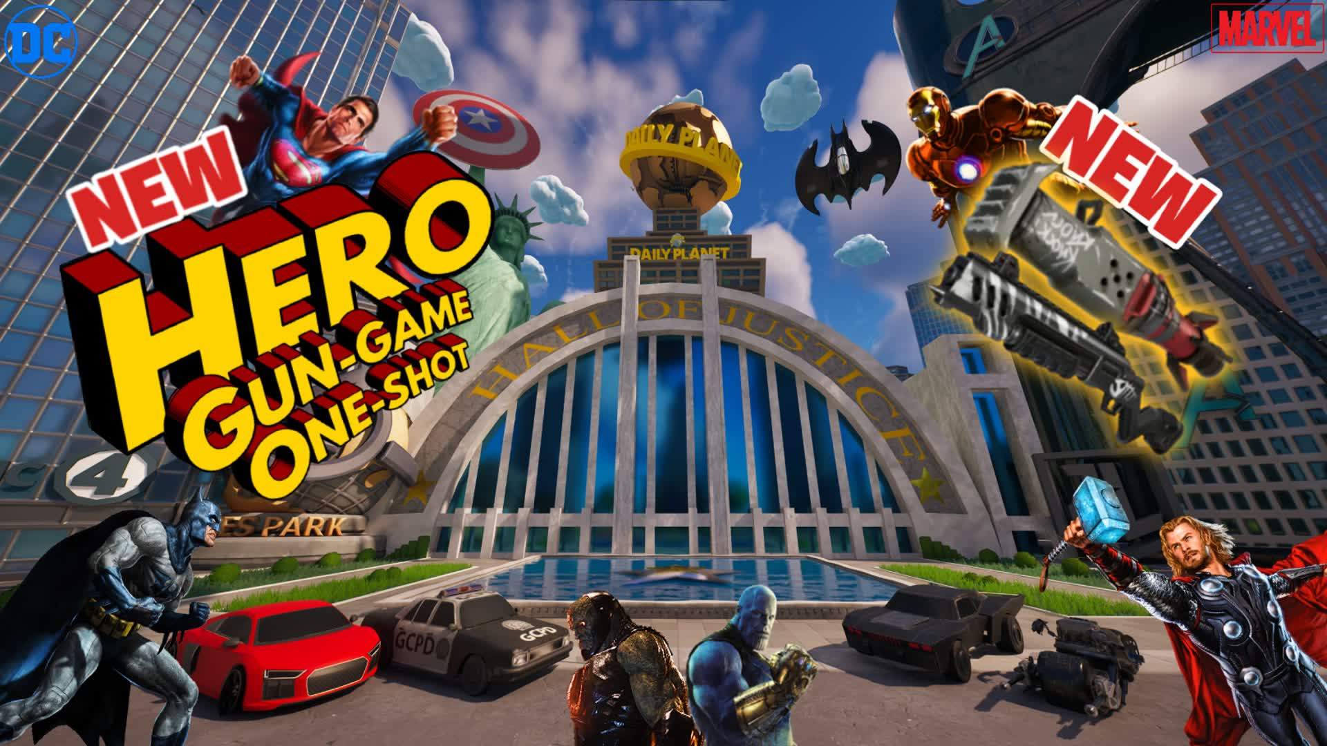 🦸‍♂️ HERO CITY 🏙️ One Shot 🎯 Gun Game