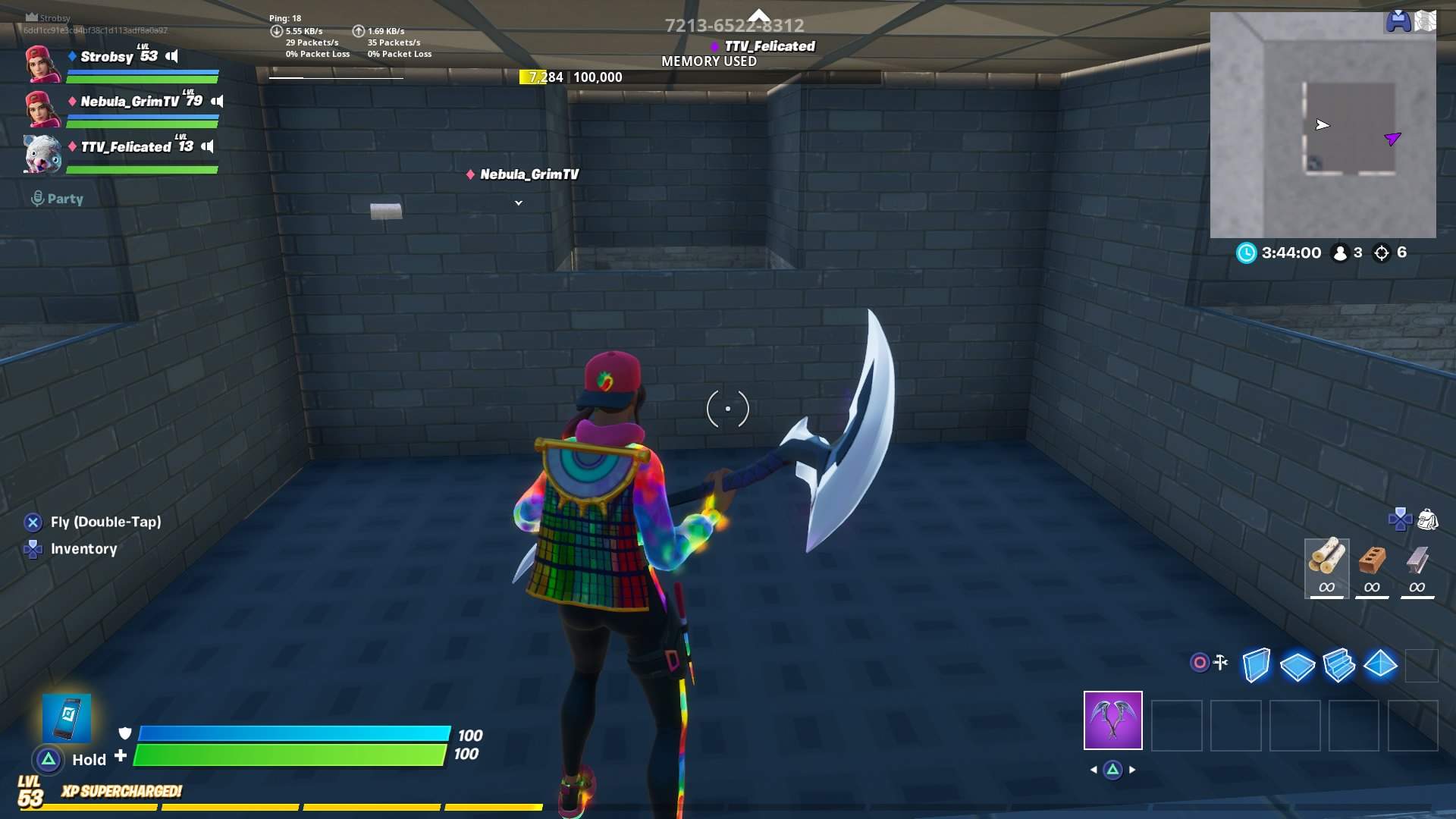 THE SMALLEST 1V1V1V1 BOXFIGHT MAP