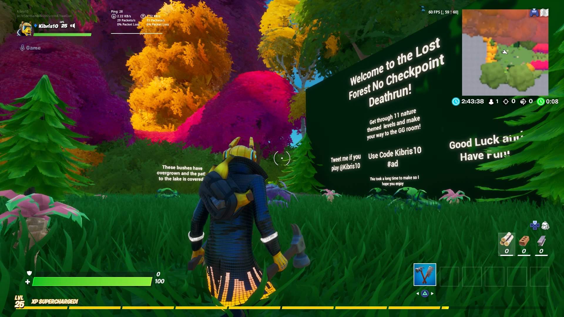 LOST FOREST NO CHECKPOINT DEATHRUN