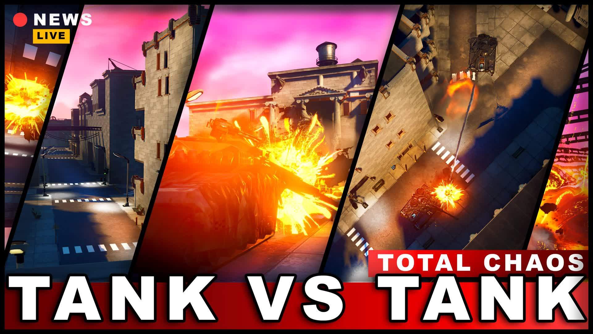 🔴 TANK VS TANK 🔵 - 💥 TOTAL CHAOS 💥