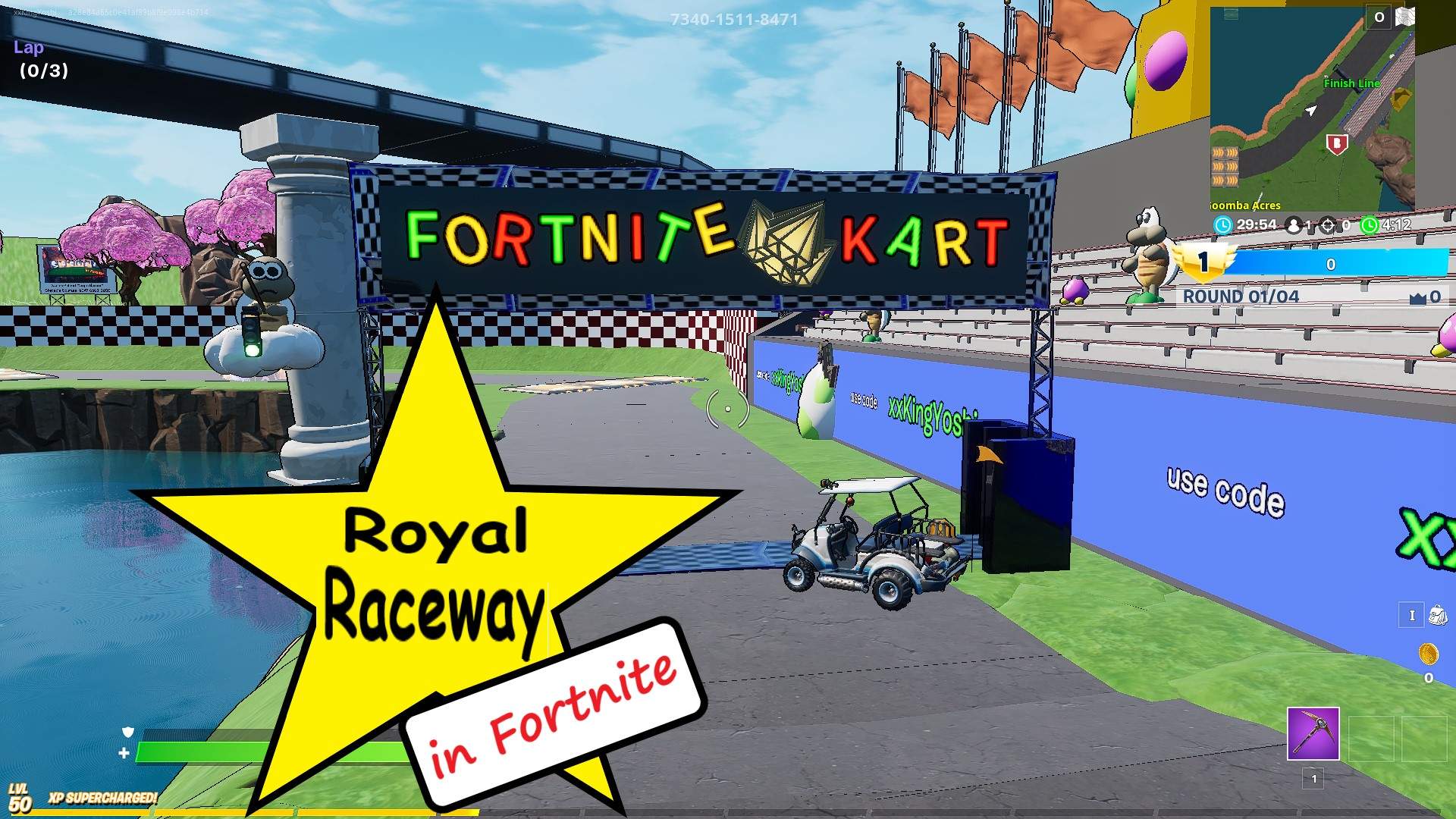 ROYAL RACEWAY CUP - FORTNITE KART 64