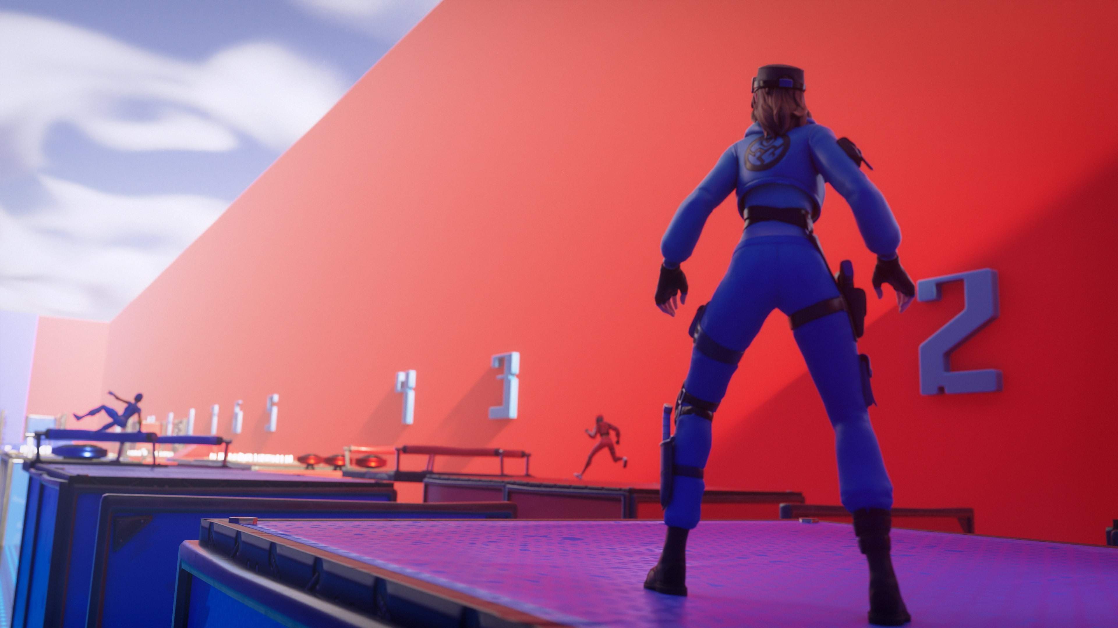 🔴RED VS BLUE🔵RACE | 100 LEVEL DEATHRUN