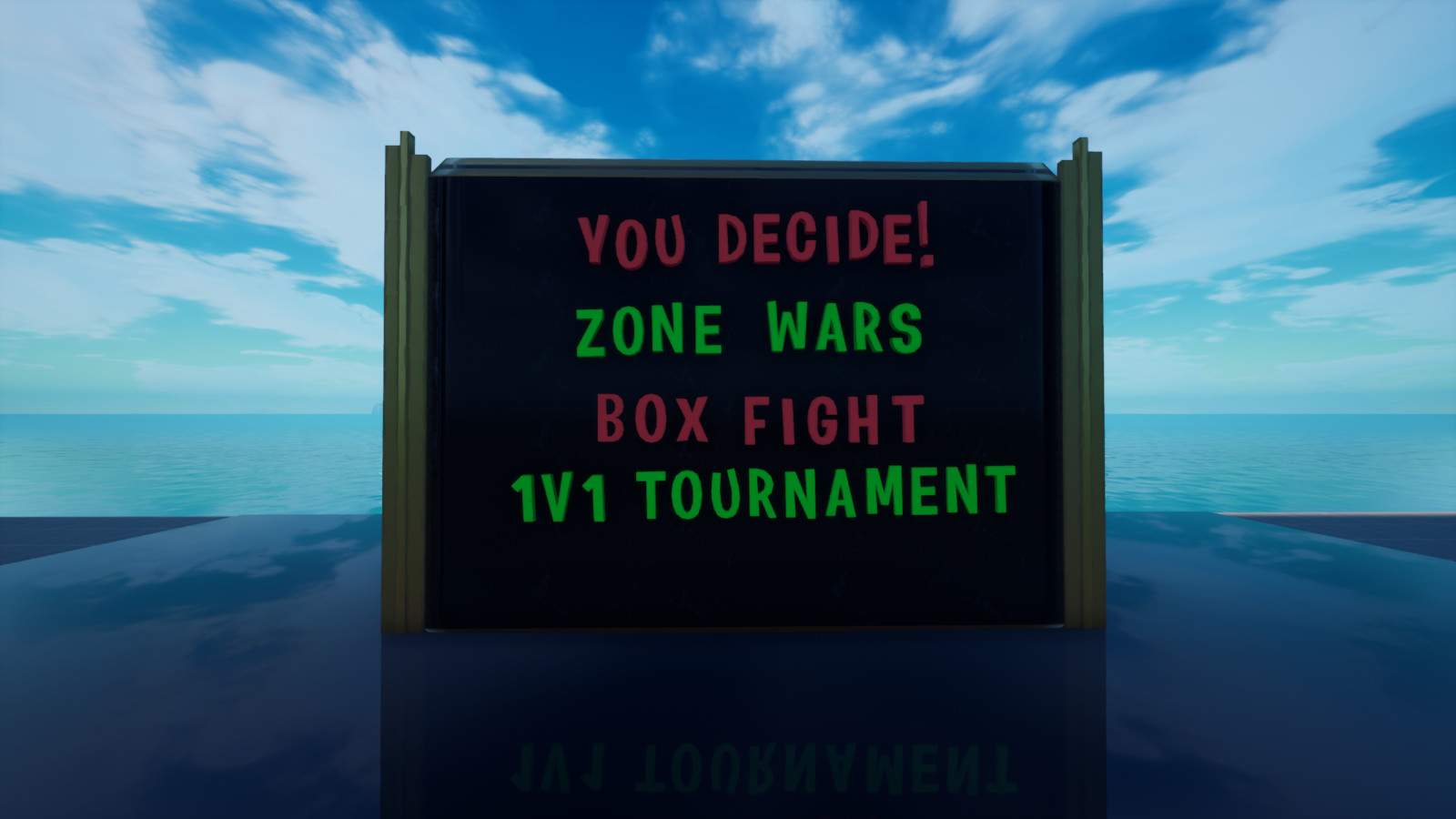 YOU DECIDE! ZONEWARS/BOXFIGHT/TOURNAMENT