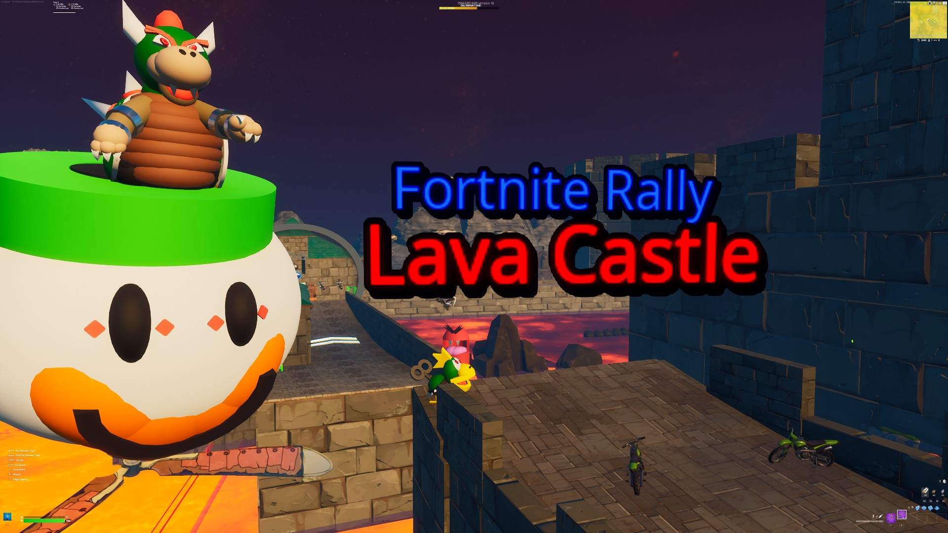 👑KY👑 Fortnite Rally🏁 Lava Castle