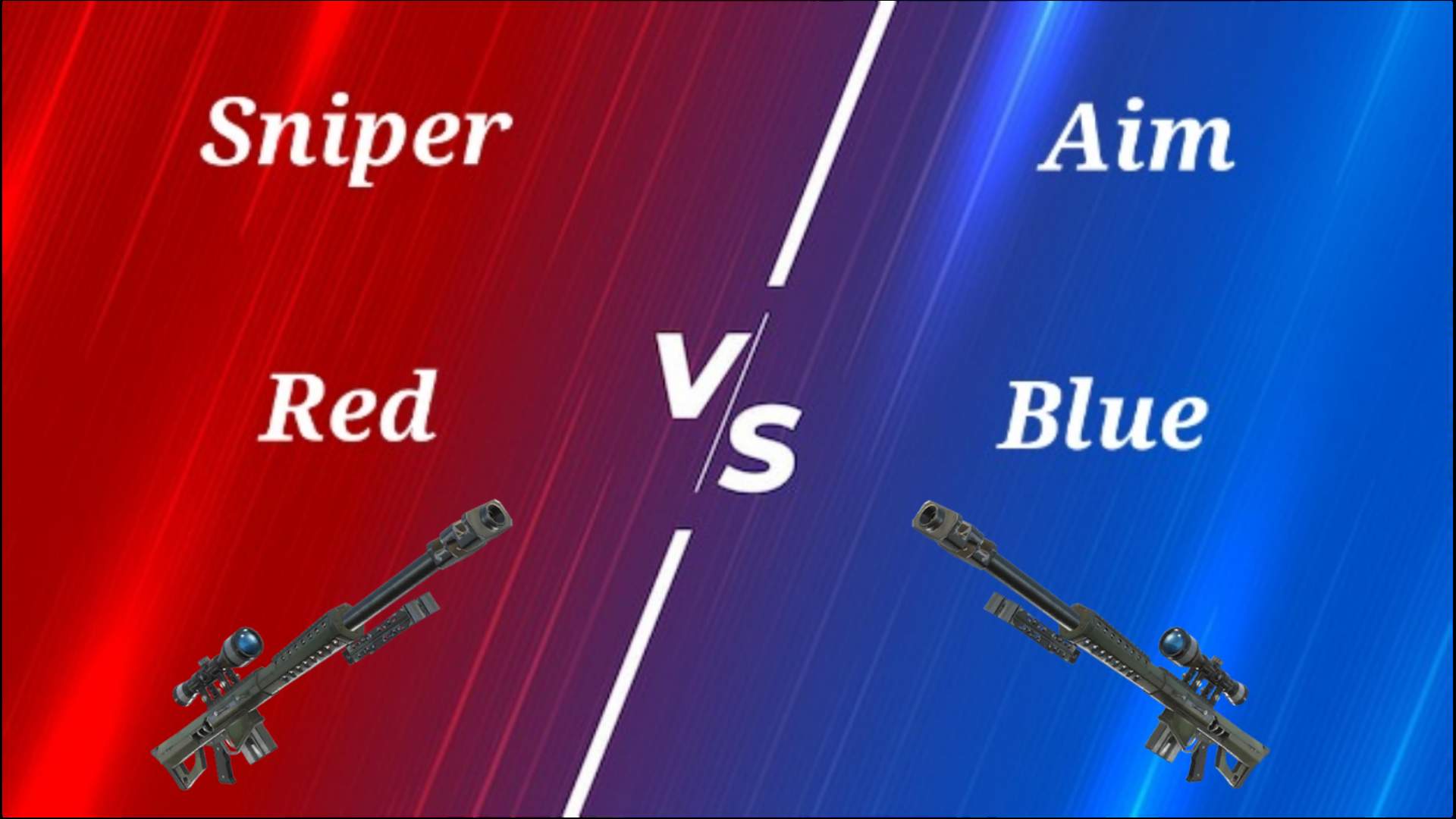 Red vs blue sniper aim