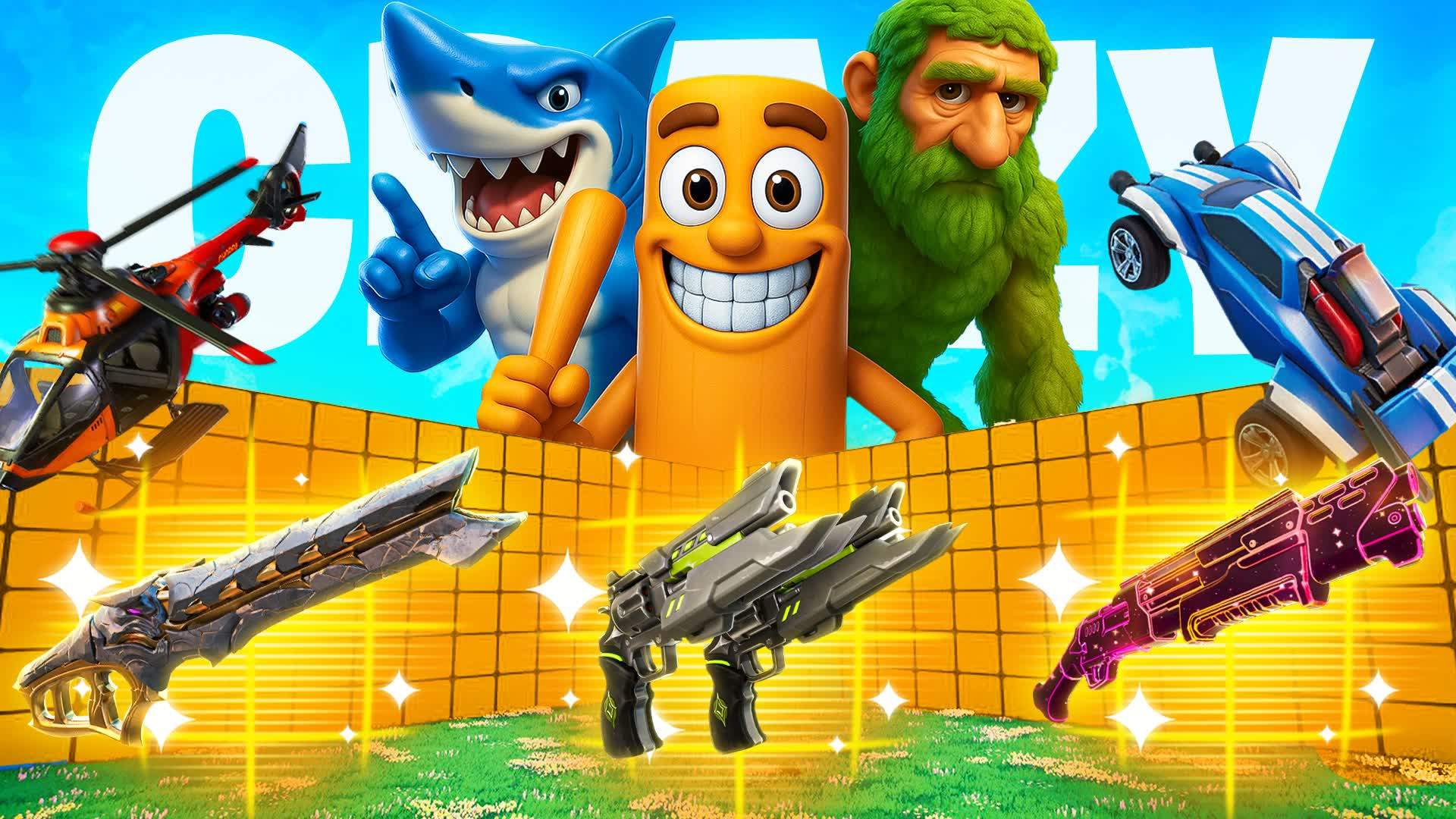 CRAZY ALL WEAPONS & VEHICLES