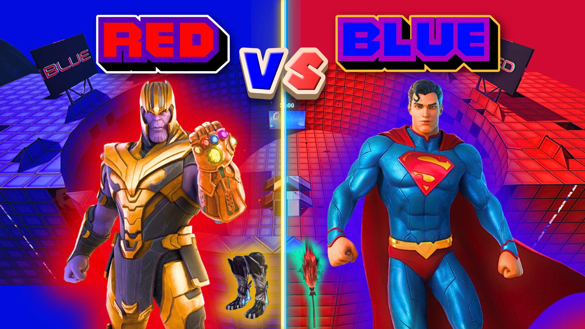 🚀 ORBITAL RED 🆚 BLUE 🔴🔵