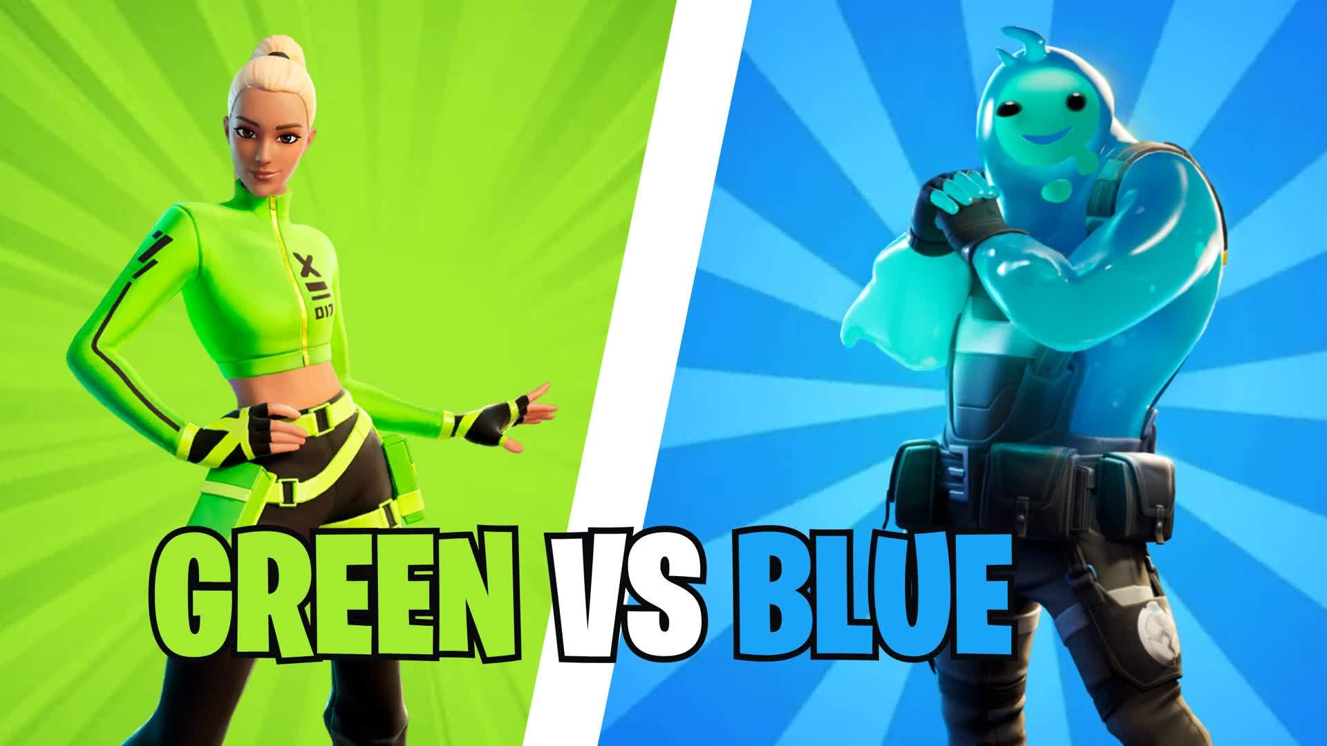 💚 GREEN VS BLUE 💙 CHAPTER 4 WEAPONS! ⭐