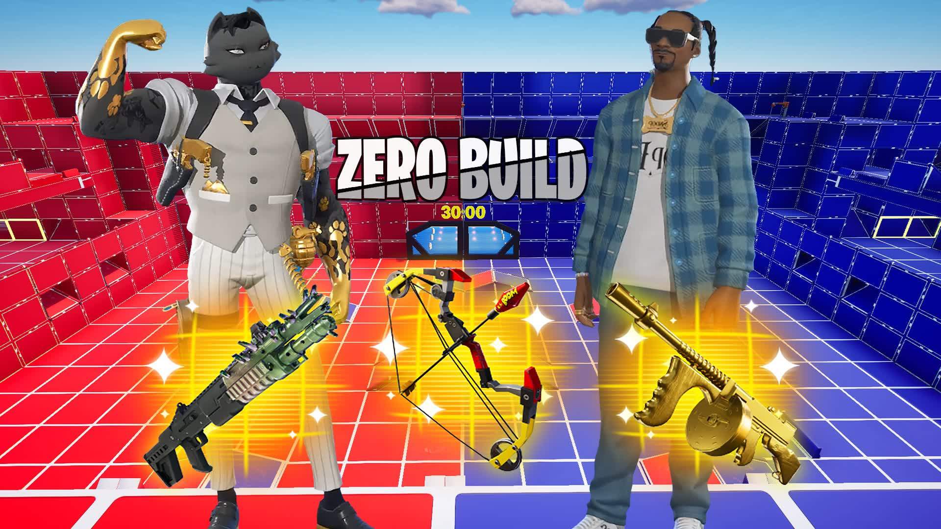 NEW RED VS BLUE 🔴🔵 ZERO-BUILD