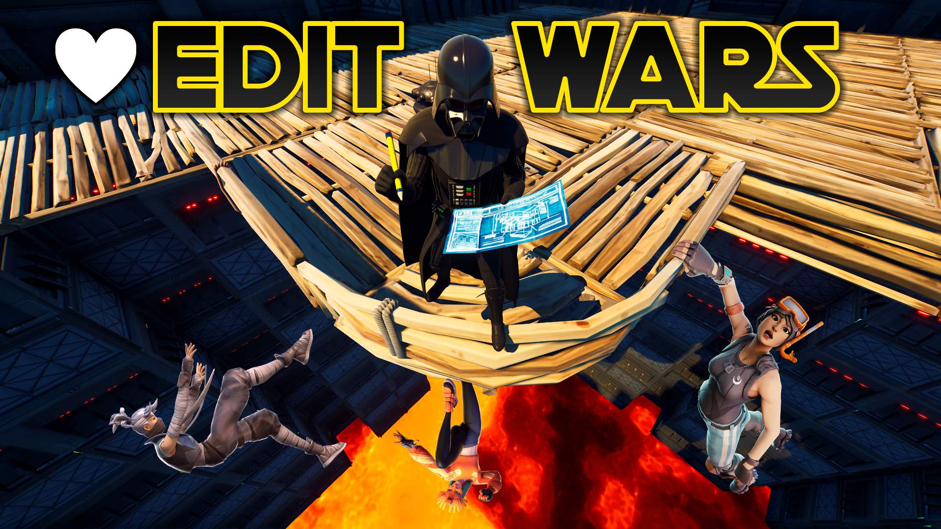 🌋LAVA PIT EDIT WARS🌋